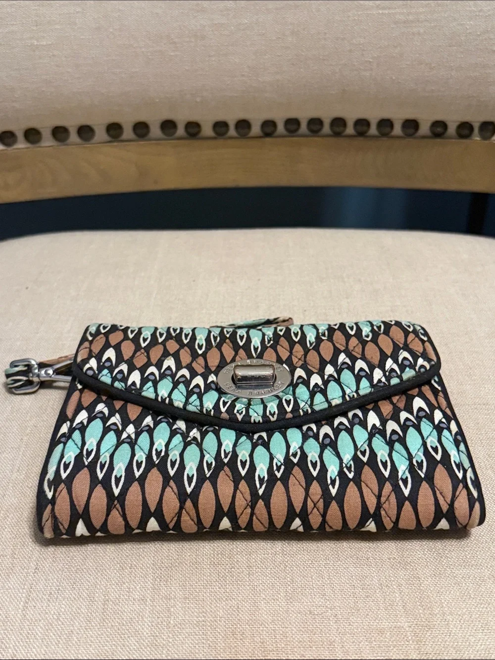 Vera Bradley “Sierra Stream” Your Turn iPhone/Wristlet